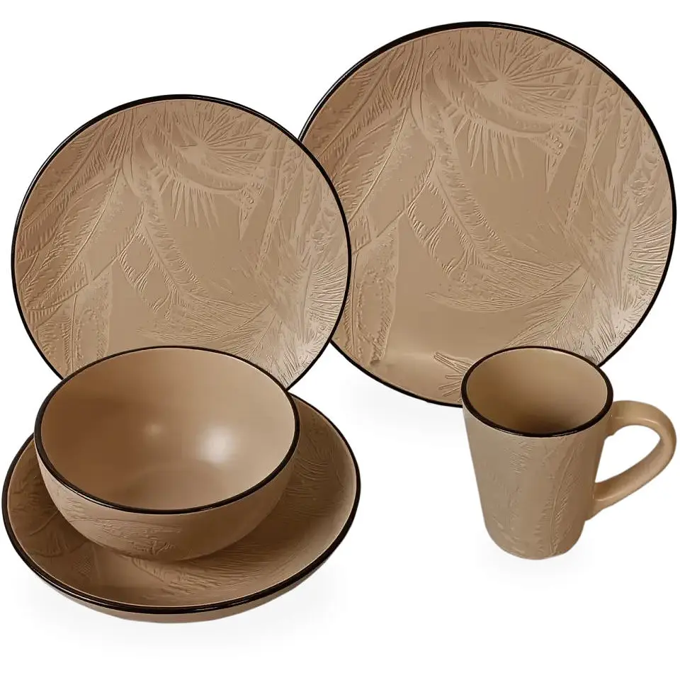 Тарелка десертная Vittora Офелия VT-P-1200OF 20 см (147178) - фото 3