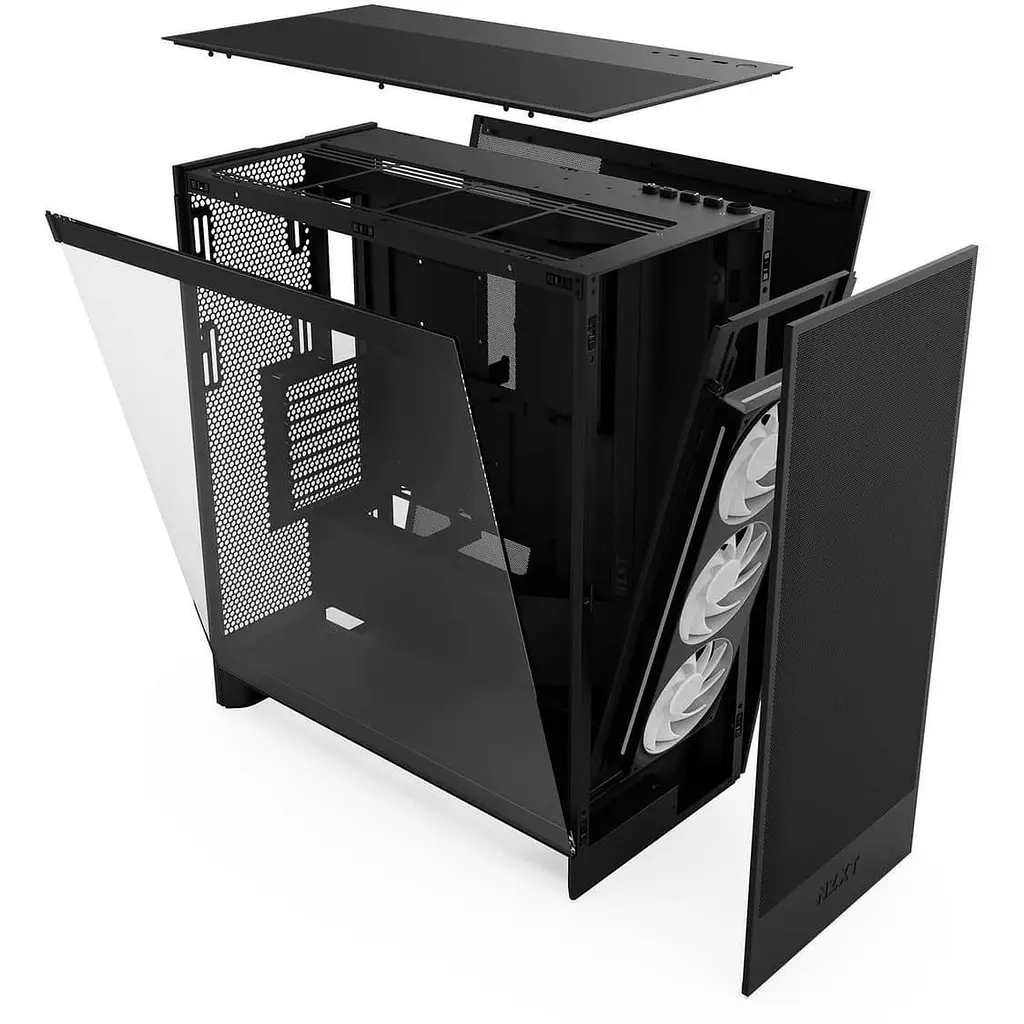 Корпус NZXT H7 Flow RGB без БП Black (CM-H72FB-R1) - фото 8