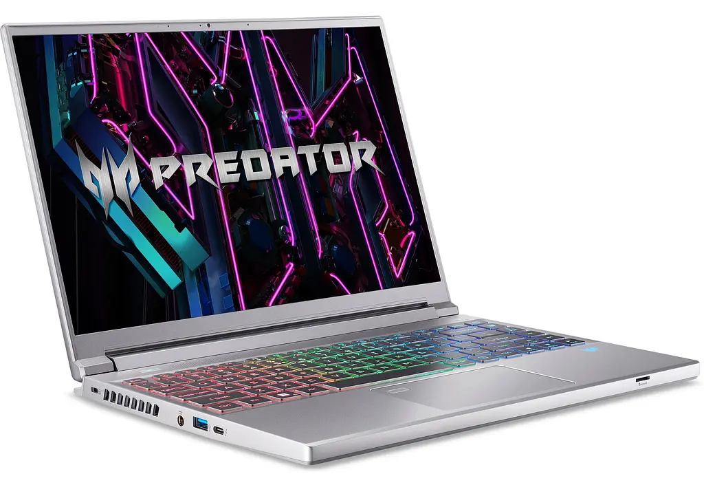 Ноутбук Acer Predator Triton 14 PT14-51 14' WQXGA miniLED, Intel i7-13700H, 32GB, F1TB, NVD4070-8, Lin, серебристый (NH.QLQEU.003) - фото 2