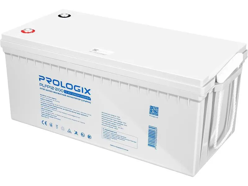 Акумулятор для ДБЖ/інвертора PrologiX LiFePO4 12.8V 200AH 2560Wh (PLFP12-200) - фото 3
