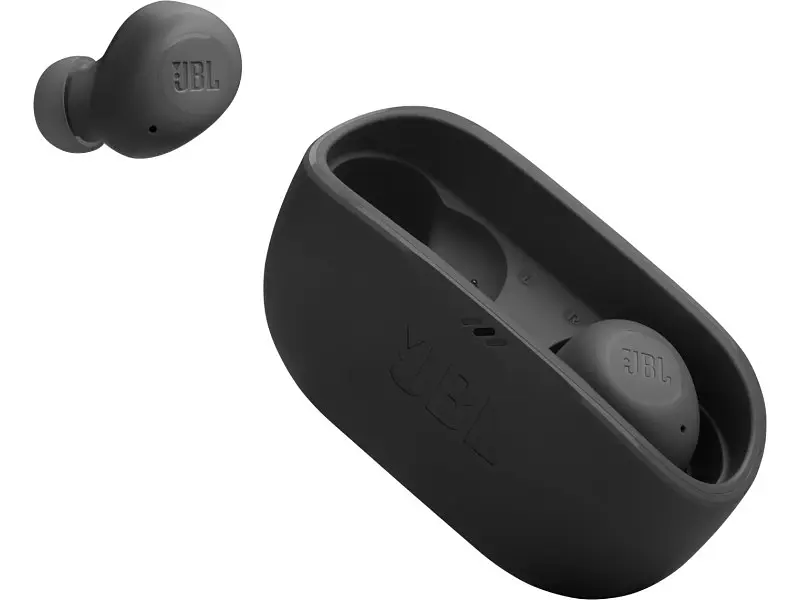 Навушники TWS (повністю бездротові) JBL Wave Buds Black (WBUDSBLK) - фото 2