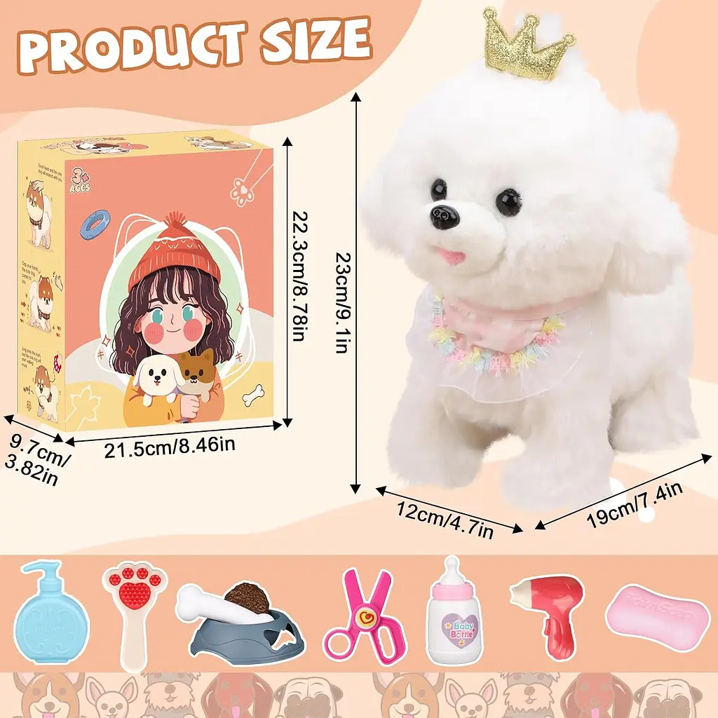 Интерактивная мягкая игрушка AiDA Princess Dog (AD933-191E) - фото 4