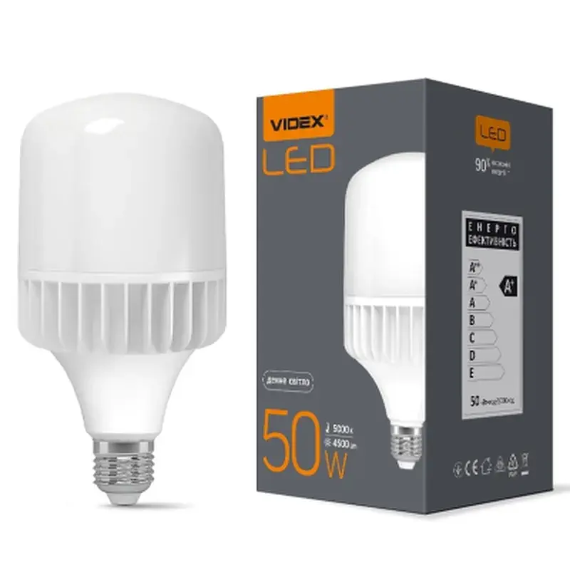 Лампочка Videx A118 50W E27 5000K (VL-A118-50275) - фото 2