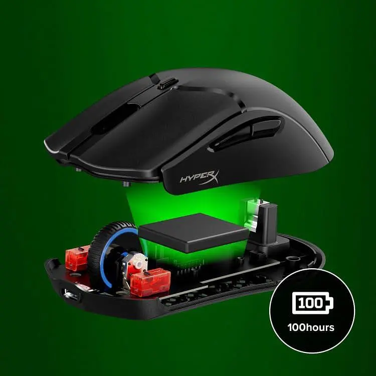Беспроводная мышь HyperX Pulsefire Haste 2 Mini Wireless Black (7D388AA) - фото 9