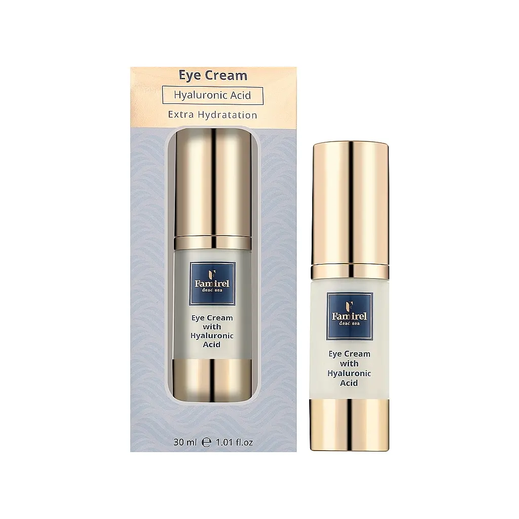 Крем для шкіри навколо очей Famirel Hyaluronic Acid Extra Hydration Eye Cream 30 мл (7290114085366) - фото 4