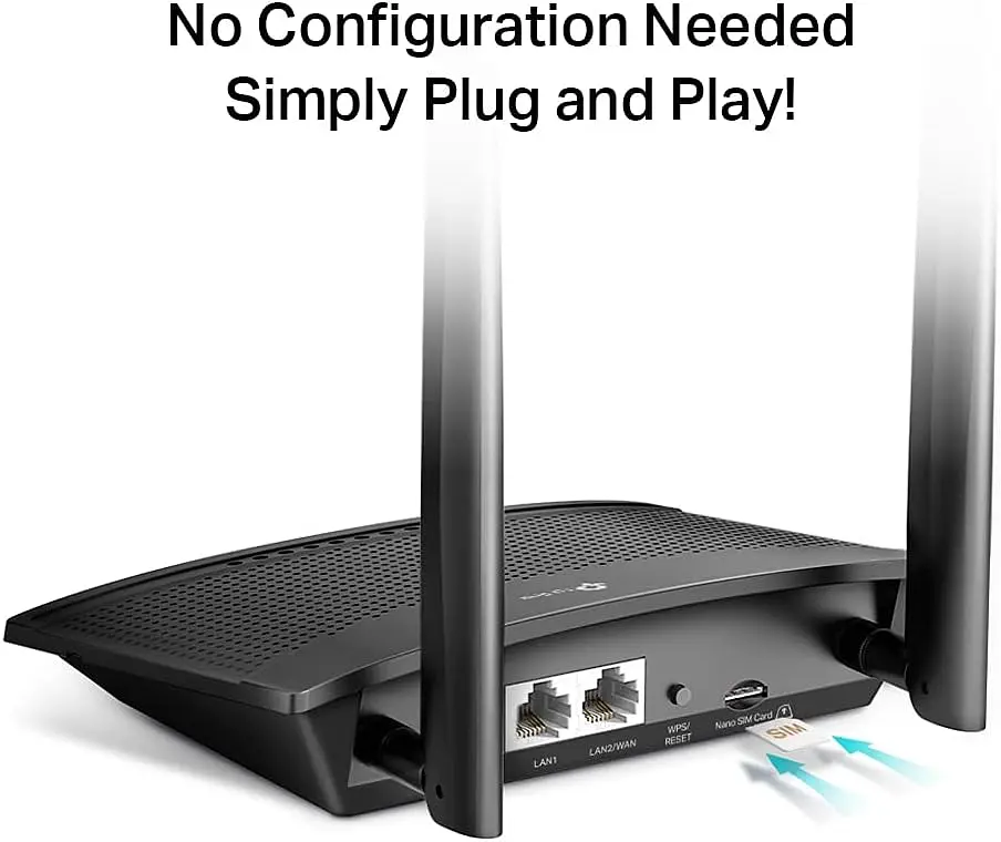 4G/3G WiFi роутер TP-Link MR100 під SIM | LTE до 150 мбіт/с, антенний роз'єм MIMO, усі оператори 3G/4G - фото 4