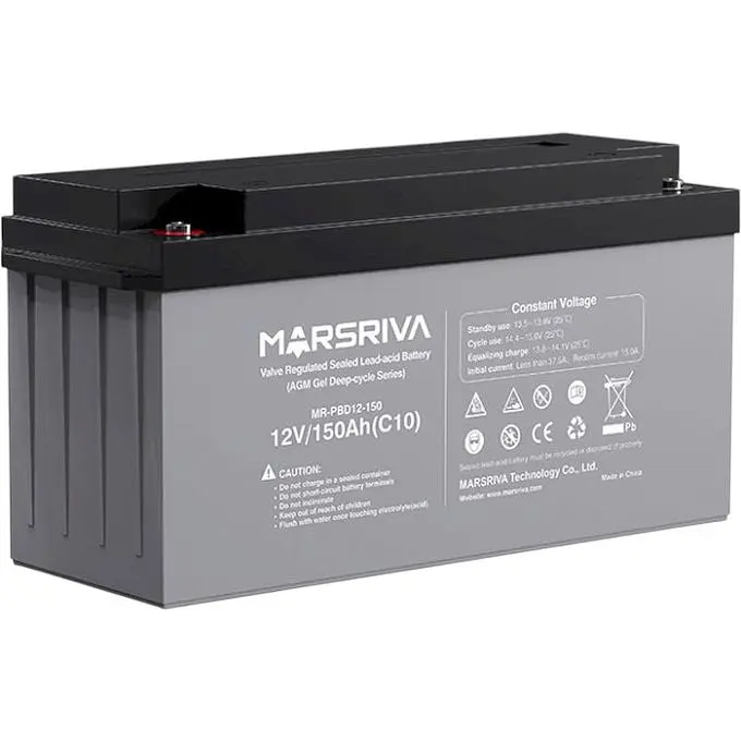 Аккумуляторная батарея Marsriva MR-PBD12-150 12V 150Ah AGM  - фото 3