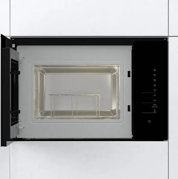 Мікрохвильова піч Gorenje вбудовувана 25л 900Вт гриль дисплей інвертор чорний - фото 5