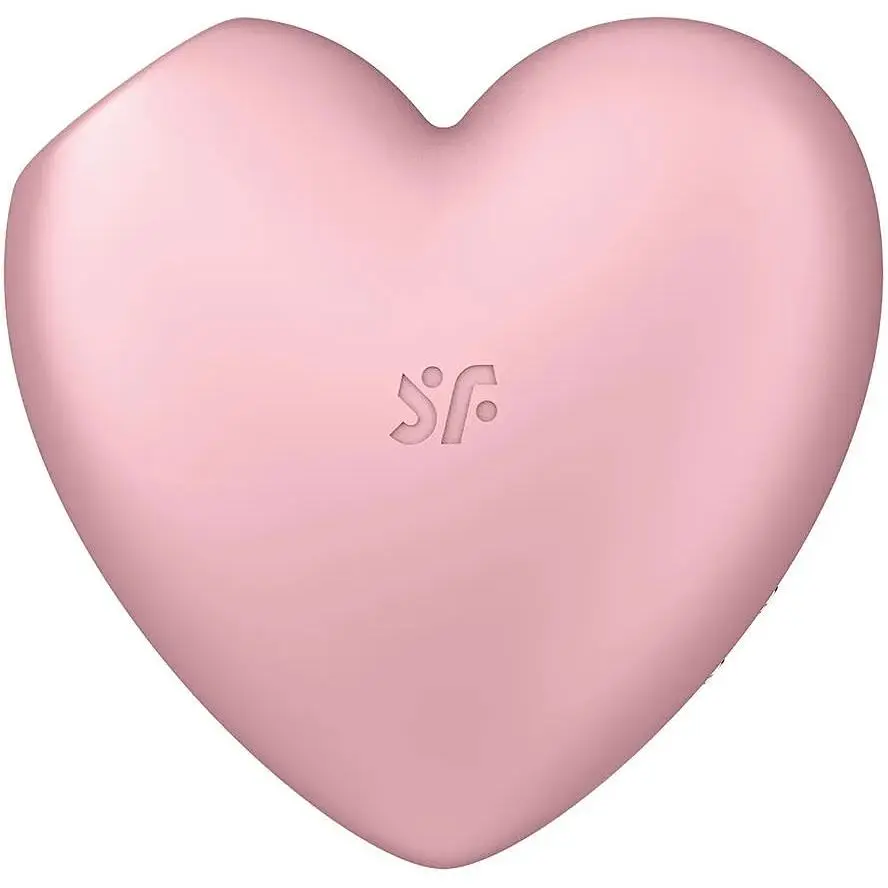 Вакуумний стимулятор-серце з вібрацією Satisfyer Cutie Heart Light Red - фото 4