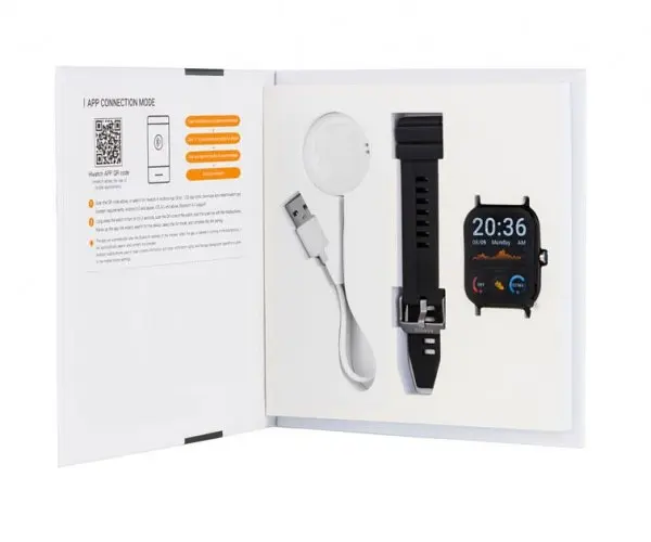 Умные часы Amico Go Fun с тонометром Pulseoximeter and Tonometer черные - фото 4