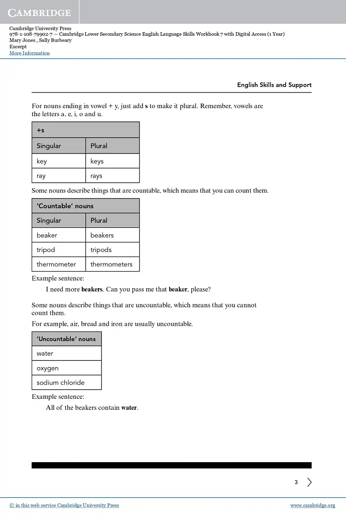 Cambridge Lower Secondary Science 7 English Language Skills Workbook with Digital Access (1 Year) - Sally Burbeary - фото 4