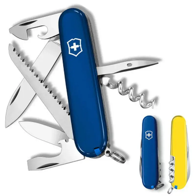 Ніж Victorinox Camper Ukraine 91 мм Синьо-жовтий (1.3613.2.8) - фото 2