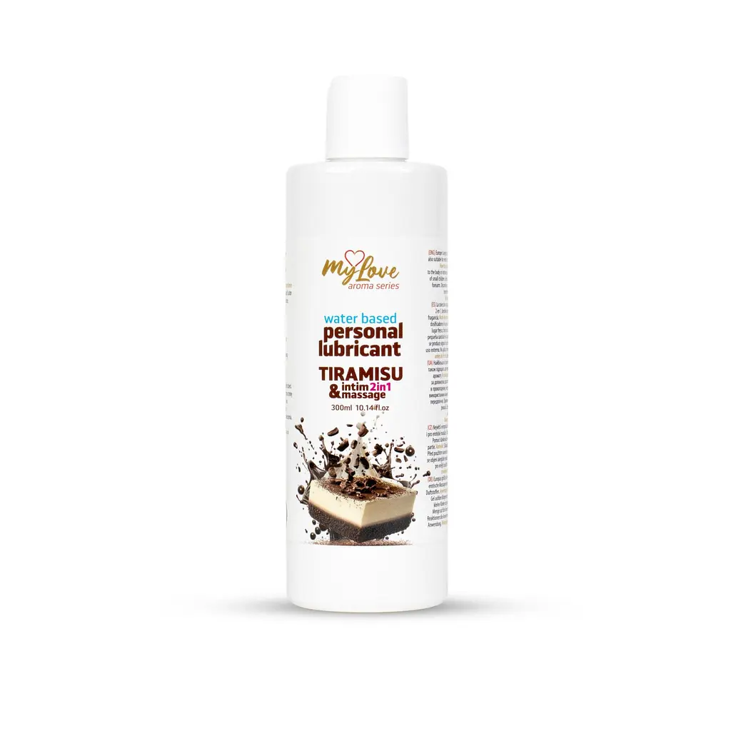 Лубрикант MyLove Aroma Series IntimMassage 2in1 Tiramisu, 300 мл