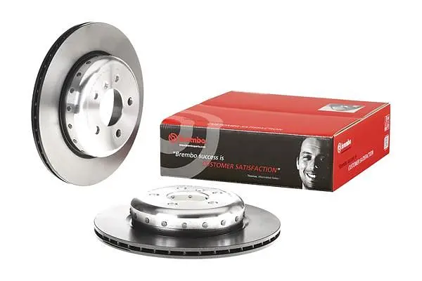 Диск гальмівний задній вентильований Bmw 5 09-17р Brembo (09.C411.13) - фото 2