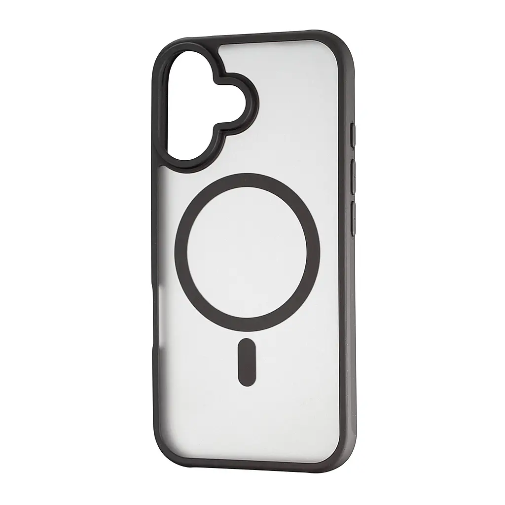 Чохол Silicone Matte Case with MagSafe iPhone 16 Black