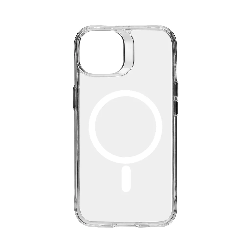 Чехол Apple iPhone 14, Clear MagCase, прозрачный, противоударный, магнитный, панель-накладка с поддержкой MagSafe, поддержка беспроводной зарядки MagSafe, защита всего корпуса, TPU+PC, ArmorStandart (ARM68053) - фото 2