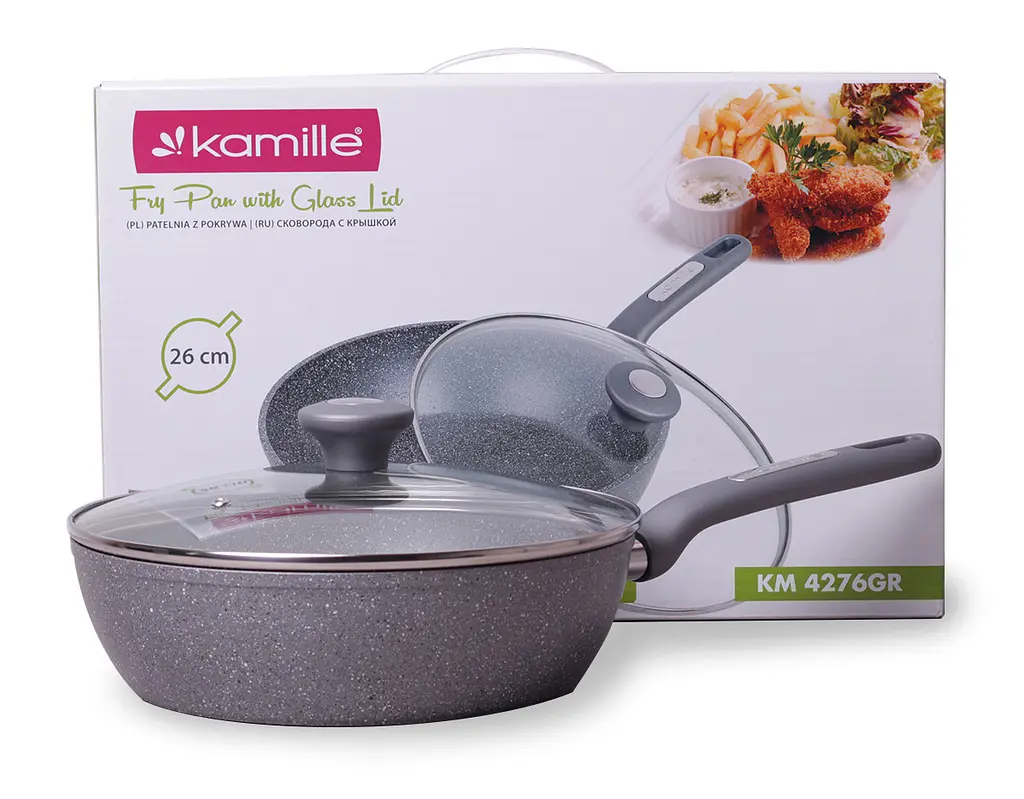 Сковорода WOK Kamille 4276GR 26 см - фото 9