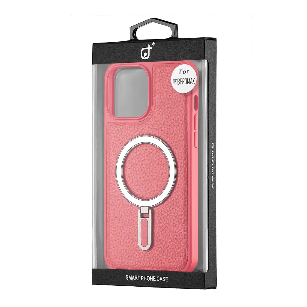 Чохол Jinduka Leather Ringo iPhone 13 Pro Max Red - фото 2