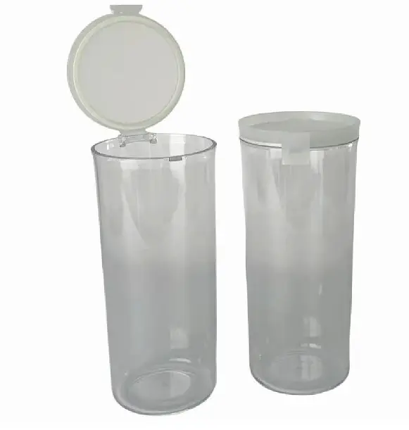 Набір контейнерів акрилових Motek Jarlock 2 шт круглої форми на 1,3 л (JAR-SET 2) - фото 6