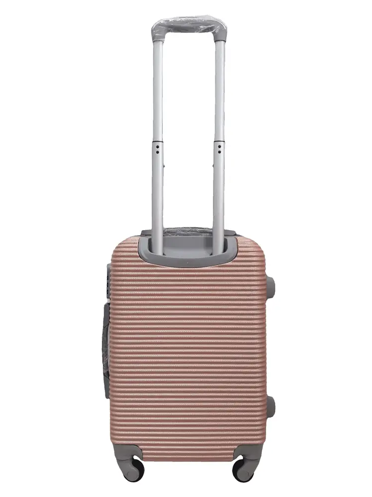 Валіза маленька S ABS-пластик Milano bag 004 56,5×39×24см 40л Рожеве золото - фото 3