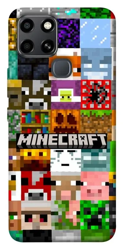 Чохол Demsky Minecraft collage для Infinix Smart 6