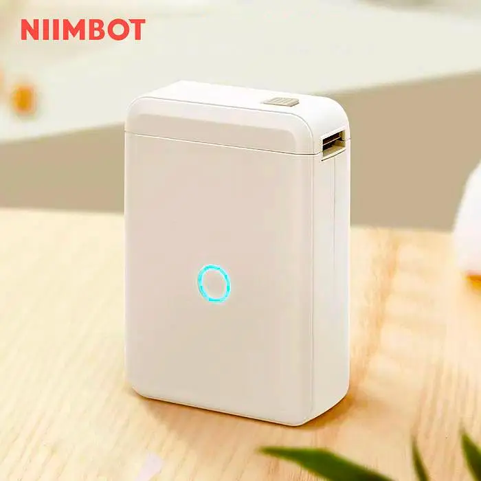 Принтер етикеток та штрихкодів NIIMBOT D110, термопринтер + рулон етикеток - фото 4