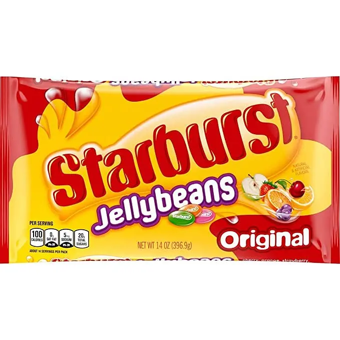 Драже Starburst Original Jelly Beans Chewy Candy 396g