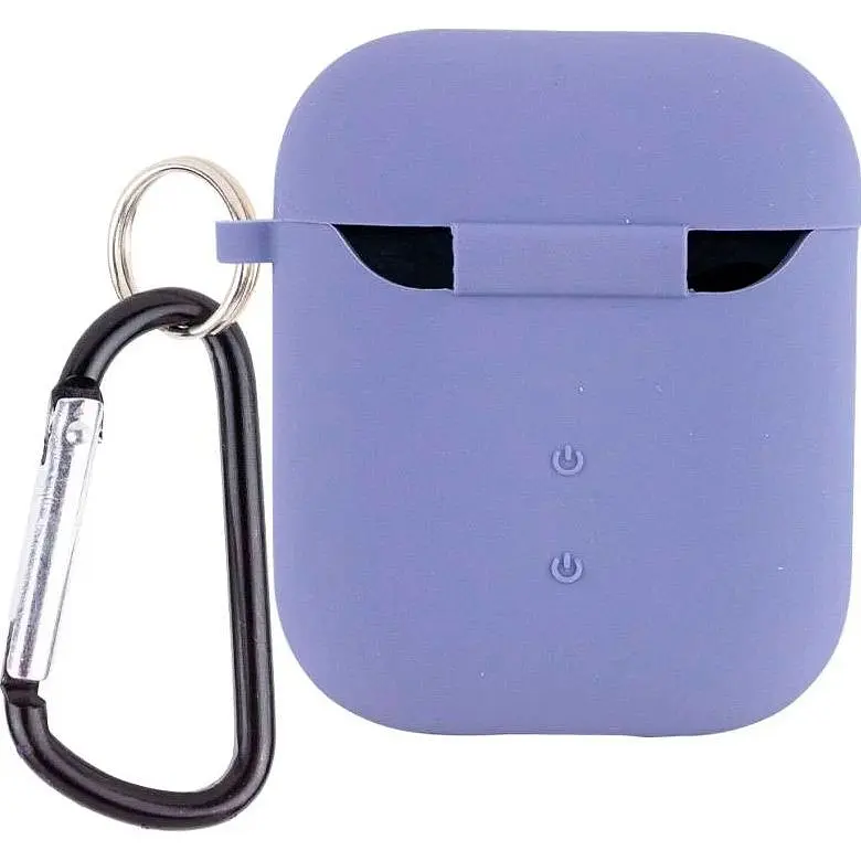 Чохол для навушників AirPods Silicone Case + Carbine Lavender [103834] - фото 2