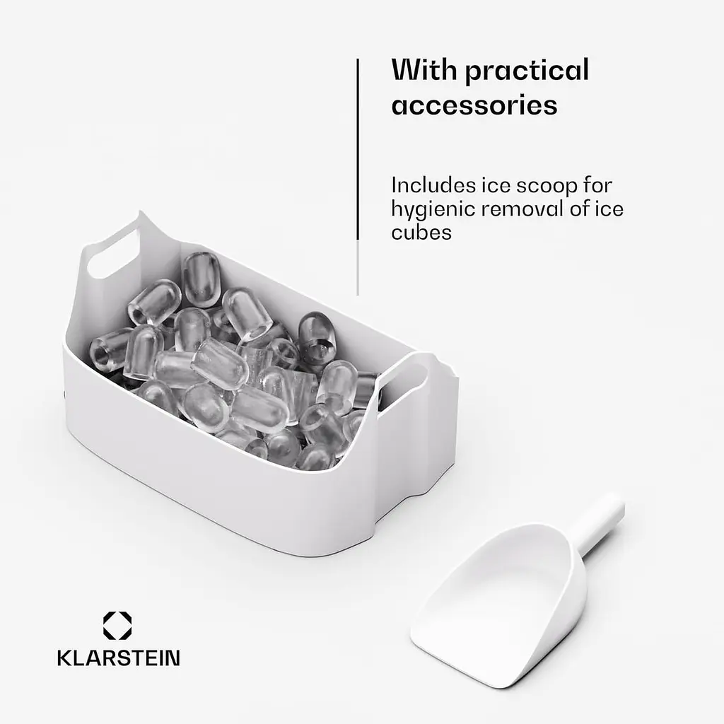Льодогенератор Klarstein SparkIce 10046205 — 15 кг/24 год - фото 4