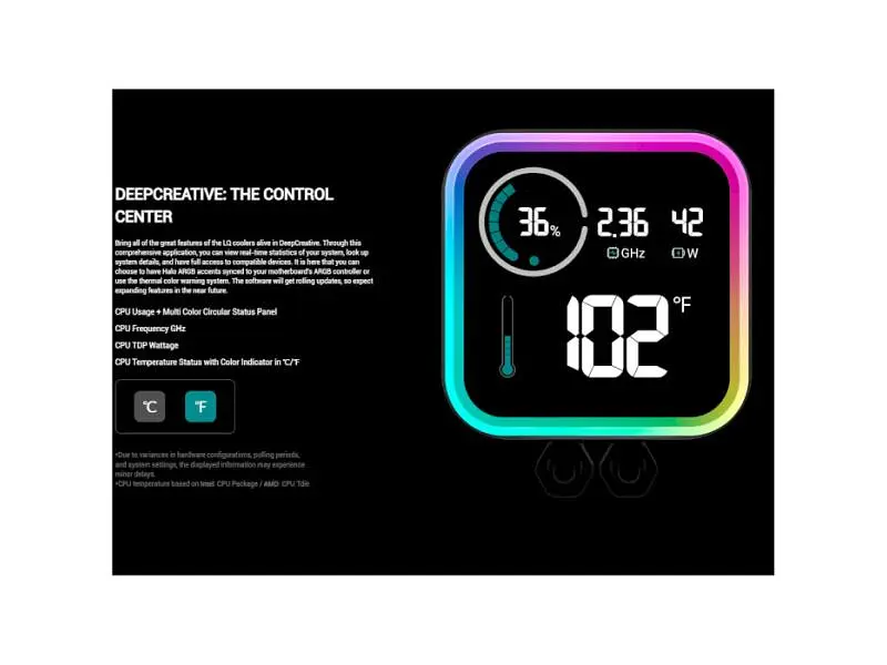 Водяне охолодження Deepcool LQ360 Black (R-LQ360-BKLSMW-G-1) - фото 10