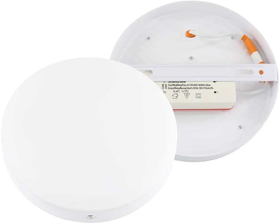 Набор светильник точечный накладной Євросвітло 24Вт круг LED-SR-170-24 4200К без рамки 2 шт. (59003) - фото 2