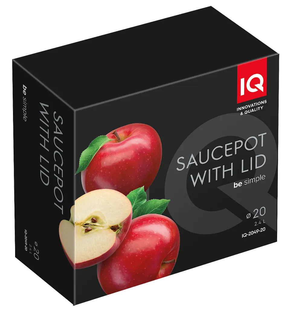 Каструля IQ Be Simple 2.4 л 20 см kuh0016374 - фото 5