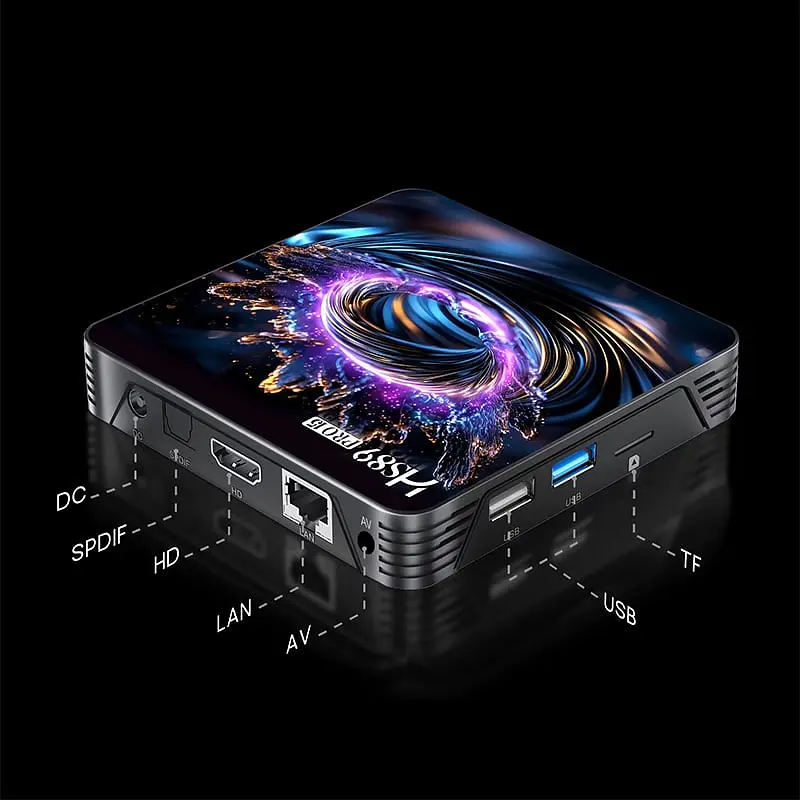 Смарт ТВ приставка Hugsun HS89 PRO15 2/16 Гб Smart TV Box Android TV 14 - фото 8