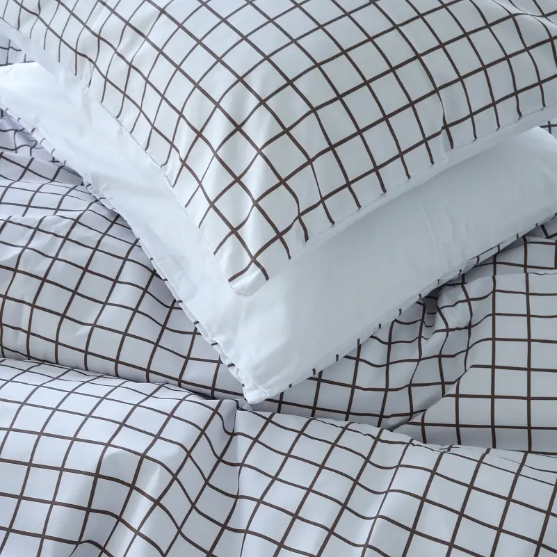 Простирадло MirSon Бязь 17-4813 Martinhi 200x220 см біле (2200009018152) - фото 3