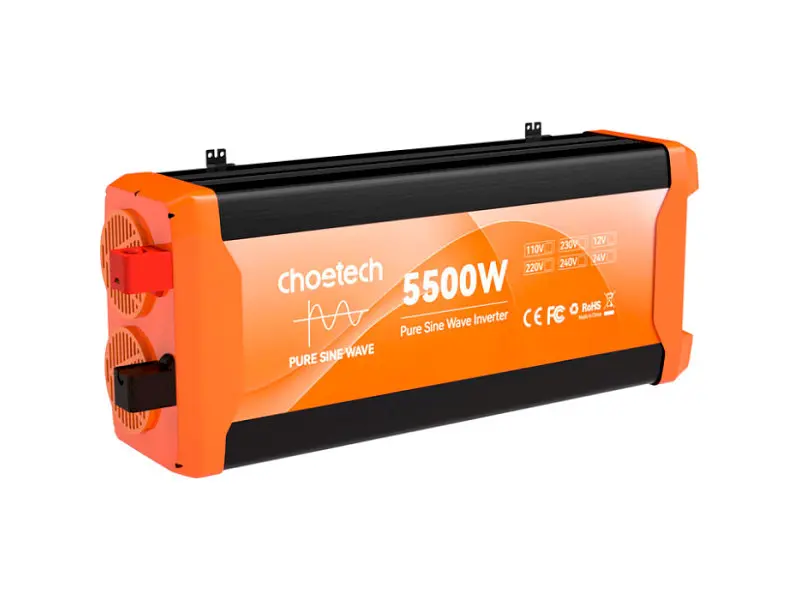 Автомобільний інвертор Choetech CJ5000Q-V2 12V/220V 2500W - фото 4