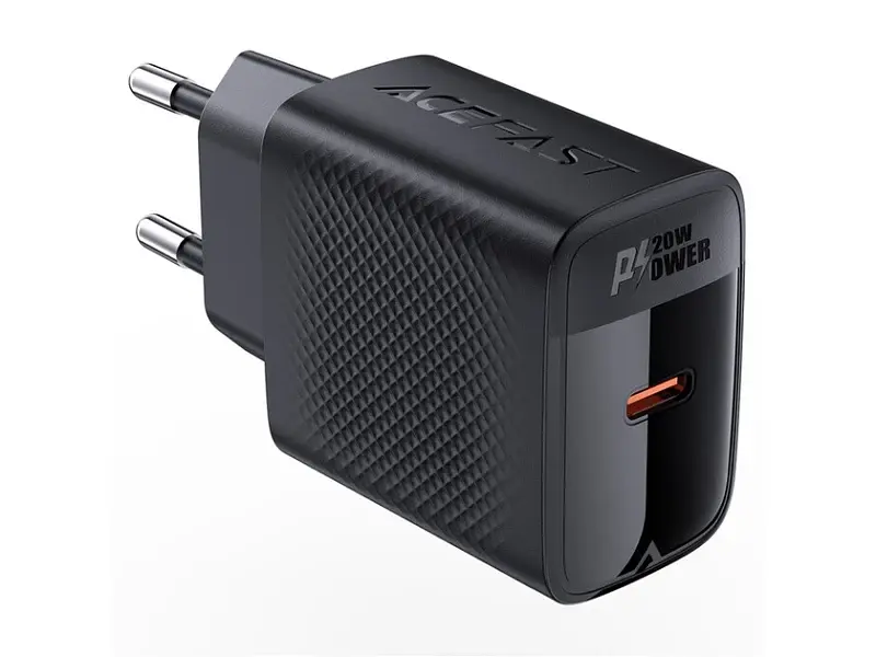 Блок живлення Acefast A82 20 W GaN Black - фото 2