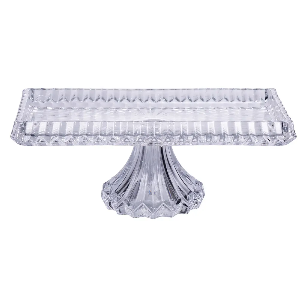 Тортівниця прямокутна на ніжці 33×17×13.5 см Yiwu HP-19-146C - фото 3