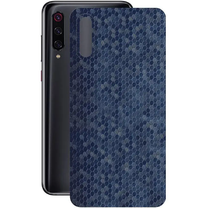 Захисна плівка StatusSKIN для Xiaomi Mi 9 Pro 5G Корпус Вініл Соти сині - фото 1