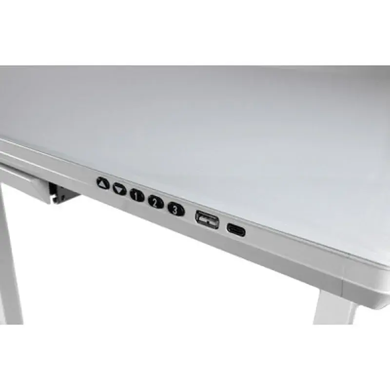Комп'ютерний стіл Barsky StandUp white glass 1200*600 (BST-12new) - фото 8