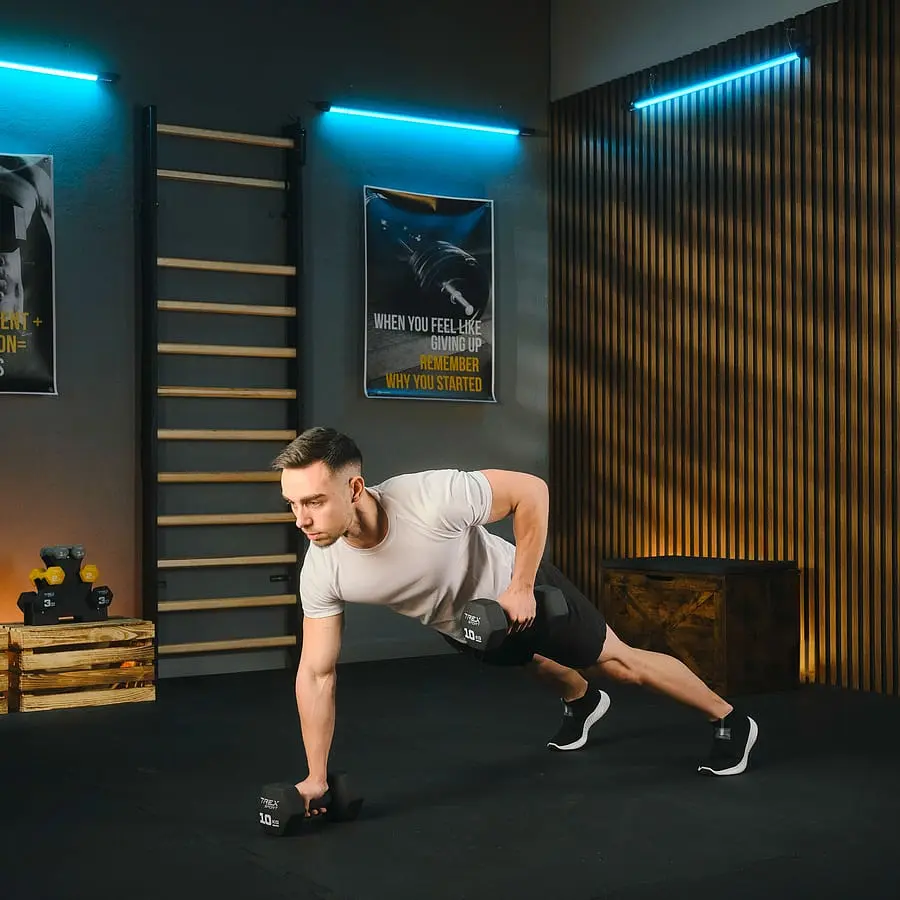 Гантелі для фітнесу неопренові TREX Sport TX-100VD 2x10кг - фото 8