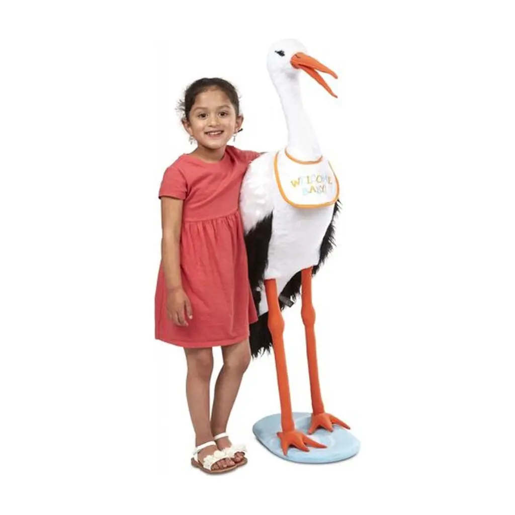М'яка іграшка Melissa&Doug Гігантський плюшевий лелека, 115 см (MD30407) - фото 3