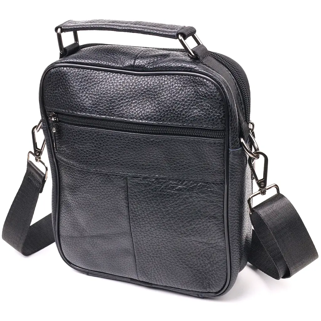 Кожаная мужская сумка Vintage 20х24х5 см sum0023559 - фото 2