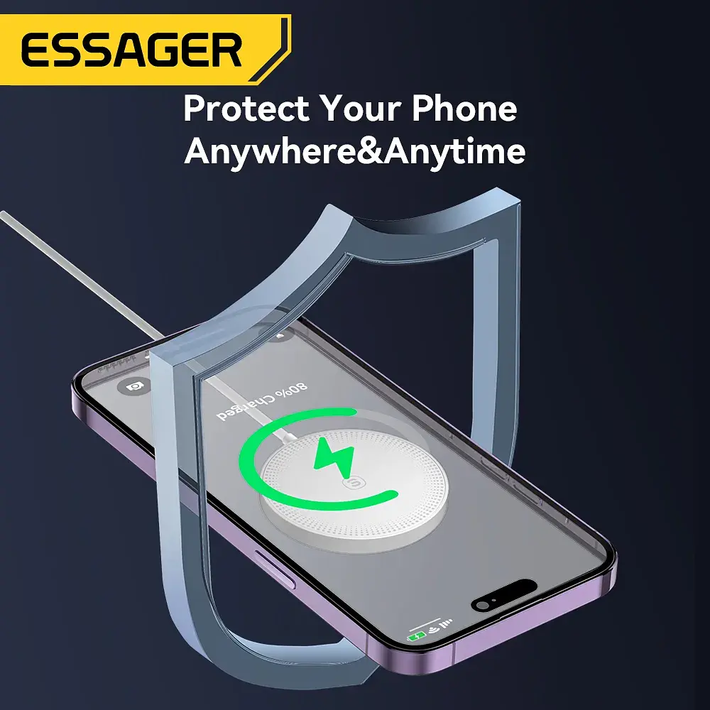Зарядний пристрій Essager 2-in-1 wireless charger 15W white (EWXCX-CF02-Z) - фото 2
