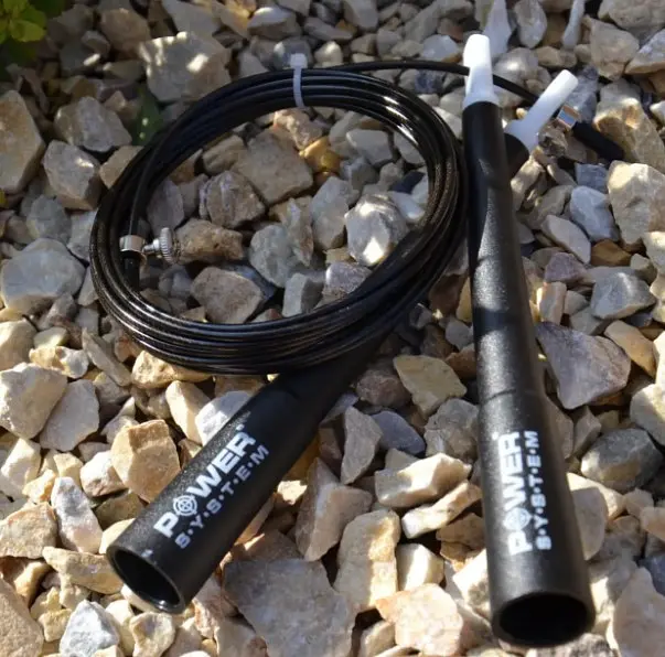 Скакалка швидкісна Power System PS-4033 Crossfit Jump Rope Black 2,8 м (PS-4033_Black) - фото 4