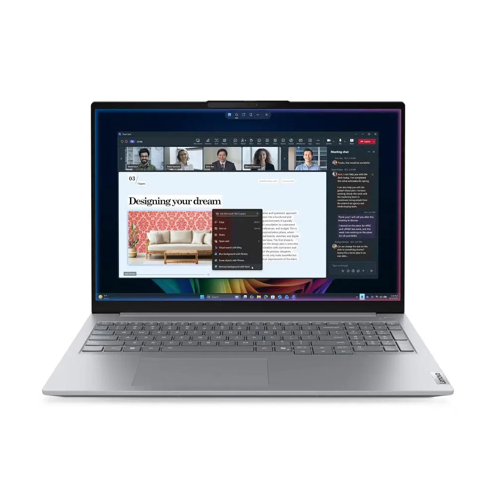Ноутбук Lenovo ThinkBook 16 G9 IPL (16 F, Intel U7-355, 32 GB, 512 SSD, Intel HD, W11P) Arctic Grey (21UR005URA)