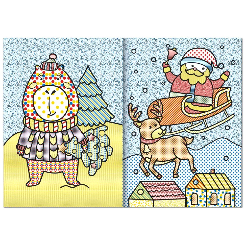 Дитяча аква-розмальовка з водним маркером "Santas Colors" Апельсин НТ-43-01 - фото 2