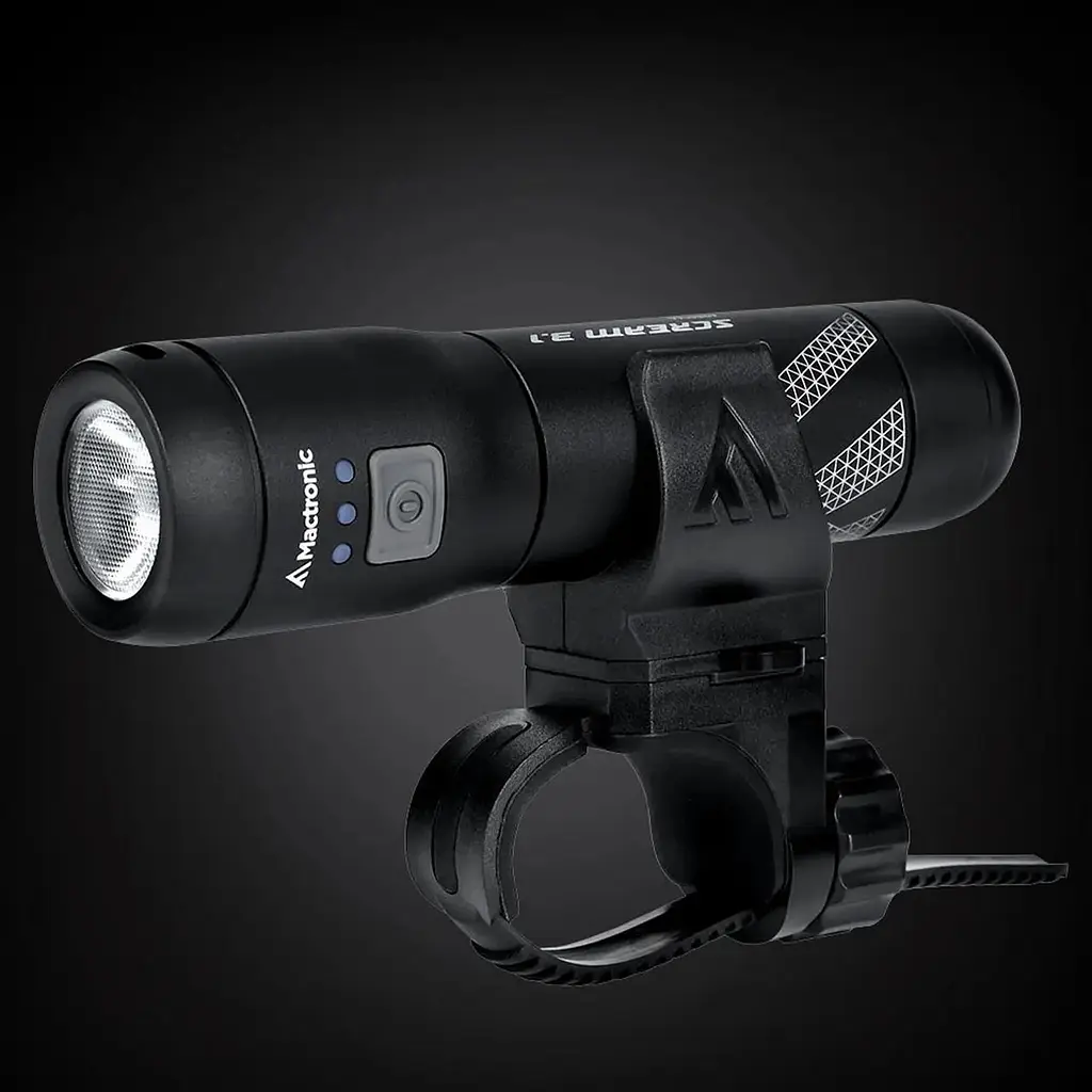 Велосипедный фонарь Mactronic Scream 3.1 (1000Lm) Recharg Type-C передний светодиодный аккумуляторный - фото 7