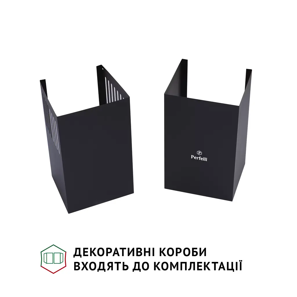 Вытяжка декоративная наклонная PERFELLI DN 6142 BL LED - фото 9