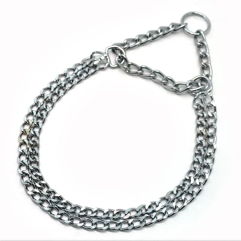 Нашийник зашморг для собак Zoo-hunt економ ланцюг метал УЛЧ2 3,0 мм 70 см - фото 3