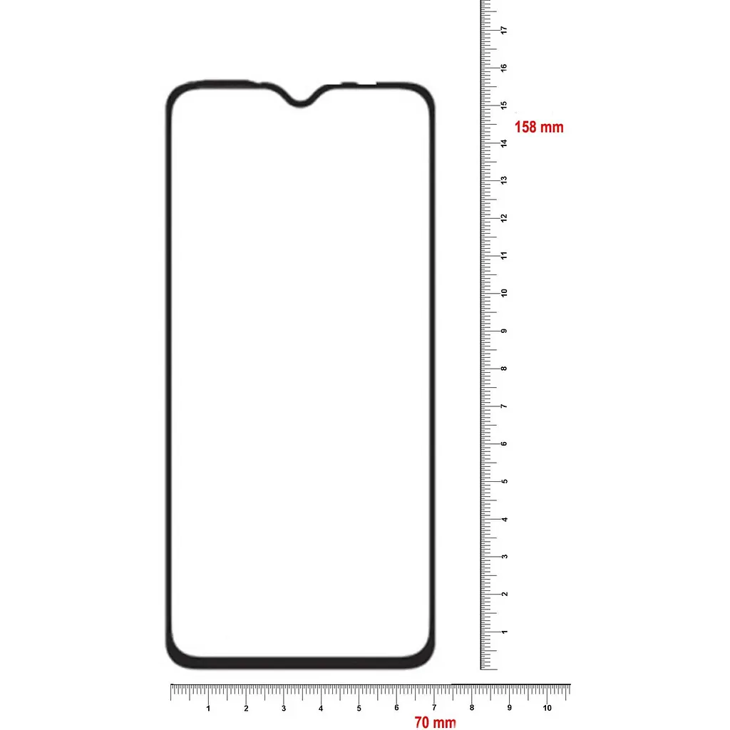Захисне скло BeCover для ZTE Blade A51 / A71 Black (706670) - фото 3